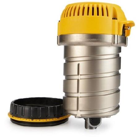 DEWALT　Router　Fixed　Plunge　Base　Kit,　Variable　Speed,　12-Amp,　2-1　4-HP　(DW618PK)