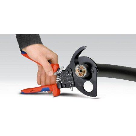クニペックス KNIPEX 9531-250 ケーブルカッター(ラチェット式)