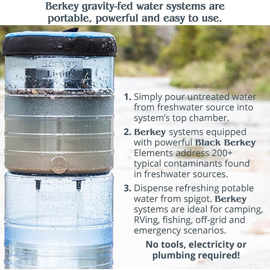 Royal Berkey ロイヤルバーキー 2つのブラックフィルターと2つの