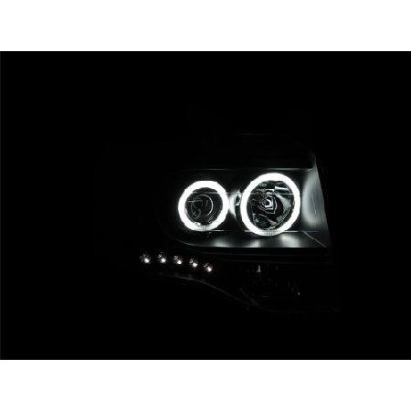 Anzo USA 111113 Ford Expedition Black Clear Projector With Amber Headlight Assembly - (Sold in Pairs)の画像