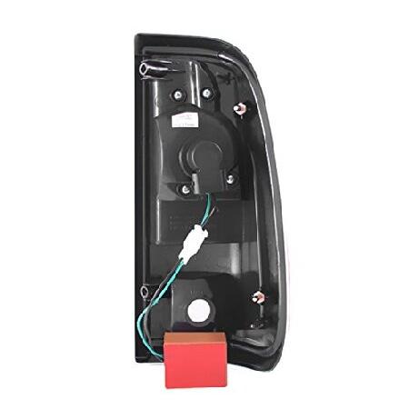ANZO USA 311127 Ford Super Duty Black LED Tail Light Assembly - (Sold in Pairs)_1