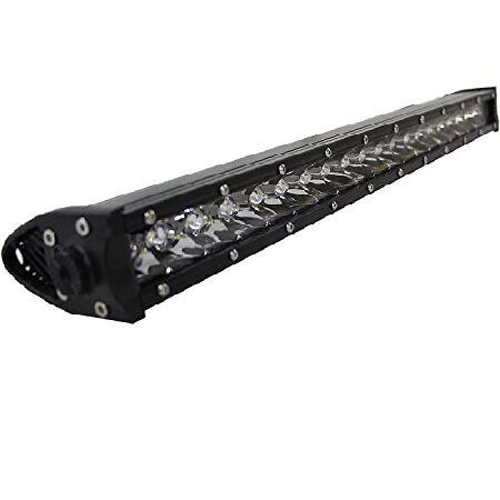 AngelMa Single Row 31\" 150W LED Work Light Bar Spot Flood Combo LED Light Bar Off Road SUV ATV Truck Car Boat Bumper Rock Slimの画像