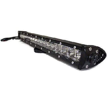 AngelMa Single Row 31\" 150W LED Work Light Bar Spot Flood Combo LED Light Bar Off Road SUV ATV Truck Car Boat Bumper Rock Slimの画像