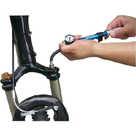 High-Pressure Shock Pump with Gauge 300 PSI for Fork Suspension ＆ Rear Suspension by Airbone | ブランド登録なし | 02