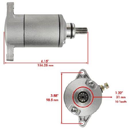 Caltric Starter Compatible With Arctic Cat 250 2X4 249Cc Arcticcat 1999-2005の画像