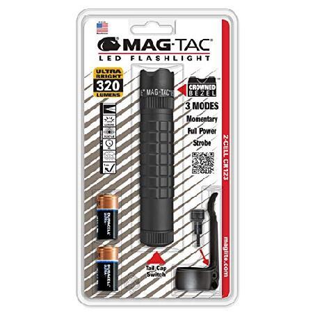 MAGLITE ラグライト　マグタック　クラウンベゼル　ブラック　電池付属 MAG-LITE(マグライト) マグタック LED クラウンベゼル SG2LRA6