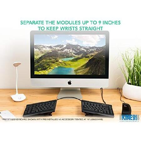 Kinesis Freestyle2 人間工学キーボード V3リフター付き Mac用 (9 
