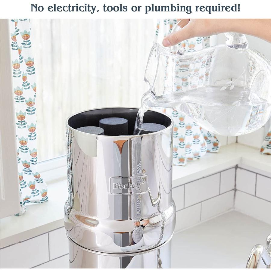 ビッグバーキー Big Berkey 大型重力式浄水器 ブラックBerkey浄水