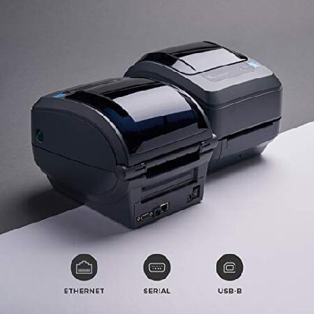 Zebra　GX420t　Thermal　of　labels,　Tags,　in　Print　Width　Etherne　Bands　and　Desktop　Printer　Transfer　Serial,　and　Barcodes,　Receipts,　for　Wrist　USB,