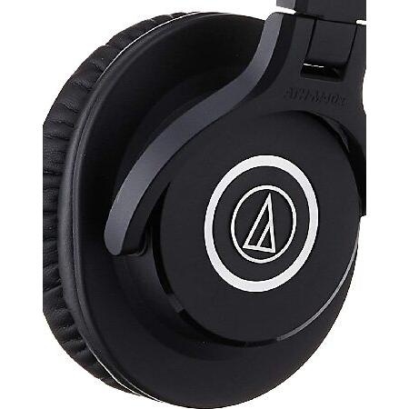 オーディオテクニカ プロフェッショナルモニターヘッドホン ATH-M40x スタジオレコーディング / 楽器練習 / 動画編集 / ミキシング ATH-M40x ブラック｜rest｜02