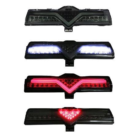 iJDMTOY Smoked Lens Full LED Rear Fog Light Kit (Rear Fog， Brake， Reverse Features) Compatible With 2013-2016 Scion FR-S， 2013-2021 Subaru BRZ， 2017-2_1