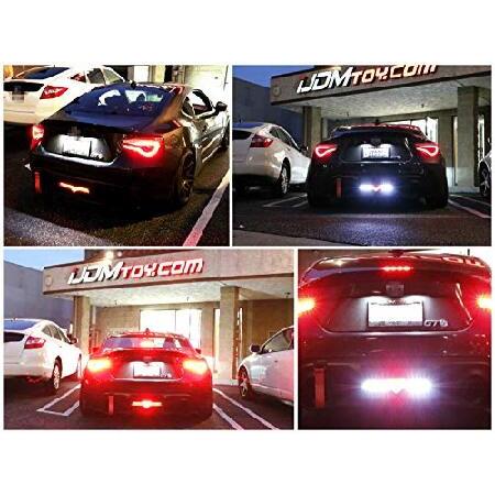iJDMTOY Smoked Lens Full LED Rear Fog Light Kit (Rear Fog， Brake， Reverse Features) Compatible With 2013-2016 Scion FR-S， 2013-2021 Subaru BRZ， 2017-2_5
