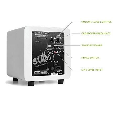 SUB6GW　Powered Subwoofer　パワード　サブウーファー　Kanto 社　Gloss White【並行輸入】 
