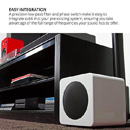 SUB6GW　Powered Subwoofer　パワード　サブウーファー　Kanto 社　Gloss White【並行輸入】 