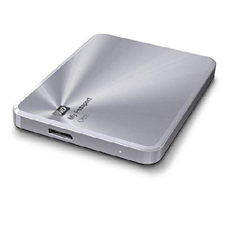 WD 1TB Silver My Passport Ultra Metal Edition Portable External Hard Drive - USB 3.0 - WDBTYH0010BSL-NESN 