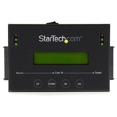 クーポンGET StarTech.com HDD/SSD デュープリケーター／1：1／スタンドアローン型／クローンコピー PC不要／バックアップ ＆ 復元用ディスクイメージ管理機能／ハードディス