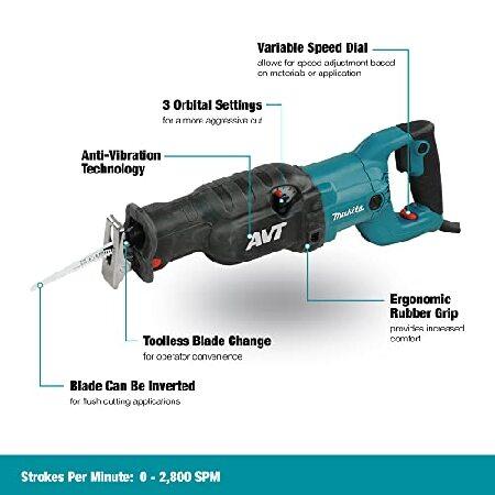 Makita　JR3070CTZ　Recipro　Saw　Shoe　with　Tool　15-Amp　Less　Change　and　Blade　Adjustment