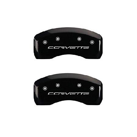 MGP　Caliper　Covers　13008SCV6BK　Caliper　Cover,　Black