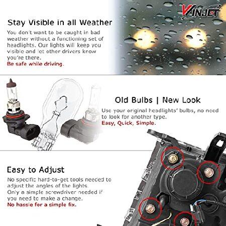 Winjet Compatible with [2014-2015 Chevrolet Silverado 1500] LED DRL Bar Projector Headlightsの画像