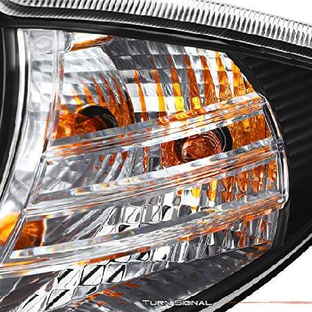 AKKON - BMW E82 E88 1シリーズ スポーツクーペ ハロゲンタイプ ブラックベゼル デュアルヘイロー プロジェクター ヘッドライトランプ ペアの画像