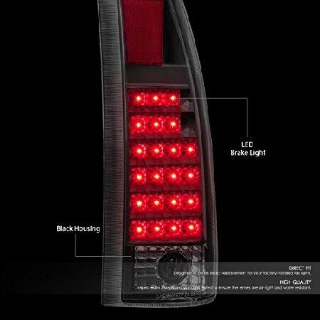 DNA TL - C10 - LED - BK - CLシボレーC/KシリーズブラッククリアレンズLEDテールライトの画像
