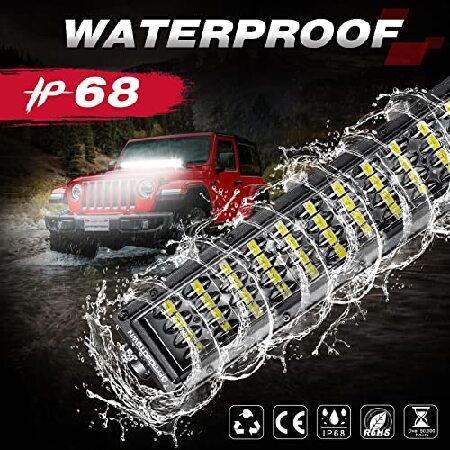 OFFROADTOWN LEDライトバー 30inch 480ワットクワッド行 車両 トラックジープラングラーバギーUTV SUVフォード艇 スポット洪水コンボビームオフロードライトフォの画像