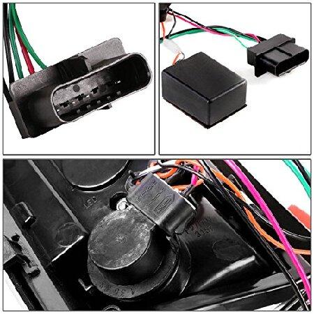 DNAモータリングTL-C10-LED-3D-BK-CLテールブレーキライト、運転席および助手席側_5