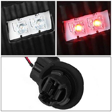 DNA Motoring TL-GMCDE00-LED-BK-CL Tail Light (Passenger ＆ Driver Side)の画像