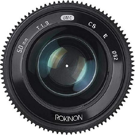 Rokinon cv50 m-e 50 mm t1.3コンパクト高速度Cineレンズfor