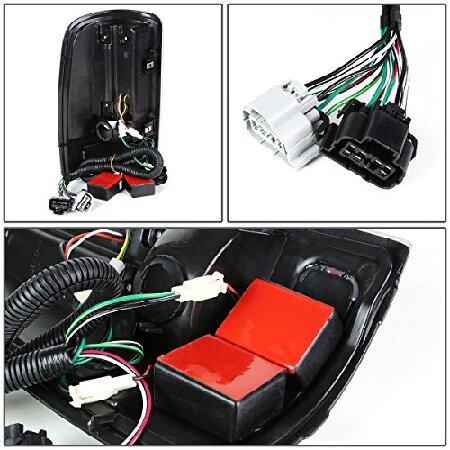 DNAMotoring TL-GMCDE00-LED テールライトアセンブリ 運転席と助手席側 TL-GMCDE00-LED-BK-SMの画像