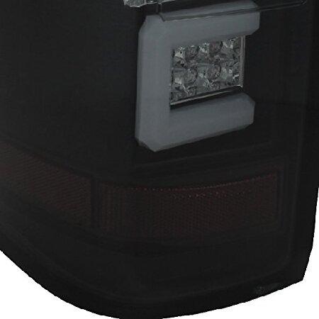 14-19 シルバラード 1500 15-19 シルバラード 2500 3500 ブラックスモークライト チューブ LED テールライト ブレーキランプの画像