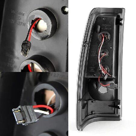 03-06 シボレー シルバラード 04-06 GMC シエラ ピックアップ トラック スモーク LED テールライト ブレーキランプ 交換用の画像