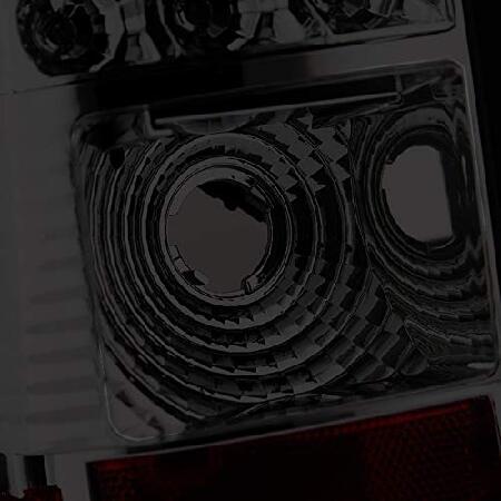 03-06 シボレー シルバラード 04-06 GMC シエラ ピックアップ トラック スモーク LED テールライト ブレーキランプ 交換用の画像