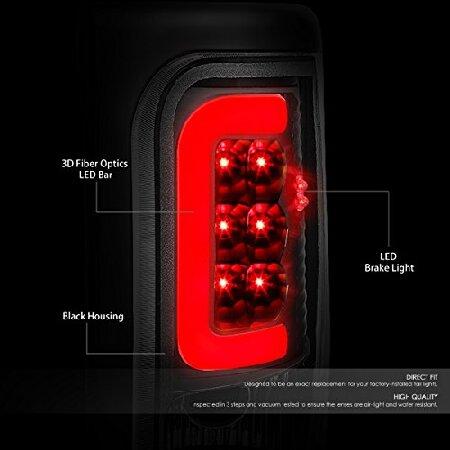 DNA Motoring TL-DRAM94-LED-3D-BK-SM テールライトアセンブリ (運転席＆助手席側)の画像