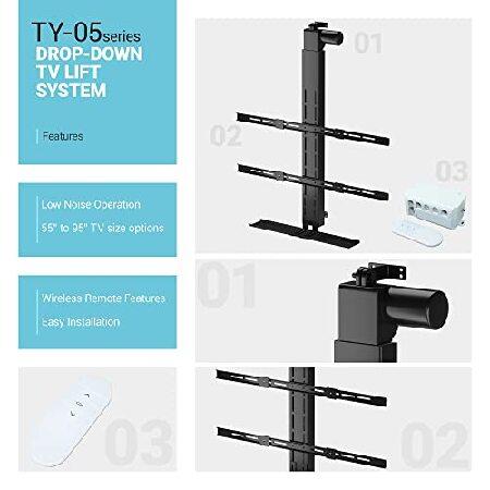 Progressive Automations - Drop Down TV Lift for Up to 75 " TVs - ワイヤレスリモコン｜rest｜04