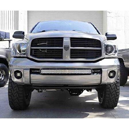 iJDMTOY LEDポッドライトフォグランプキット Dodge RAM 1500 2500 3500 ＆ Durango用 20WハイパワーCREE LEDキューブ フォグライト位置取り付けブラケット＆配線_3