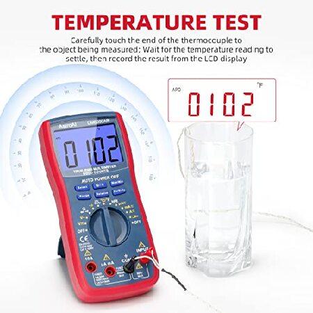 テスター 6000カウント テスター デジタル マルチメーター オートレンジ 電圧 電流 真の実効値 抵抗 連続性 静電容量 周波数 電圧計 【VENLAB】 ダイオード トラン