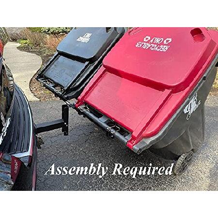 Dual-Can Garbage Hauling Hitch, cans Cannot Come Loose. Garbage Hooks are The Perfect Solution for Getting Wheeled Garbage constrainers Out When You Hの画像