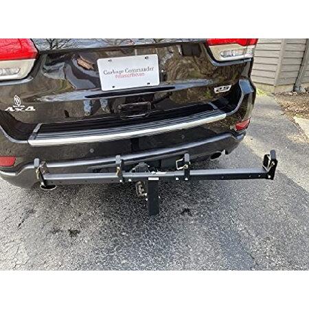 Dual-Can Garbage Hauling Hitch, cans Cannot Come Loose. Garbage Hooks are The Perfect Solution for Getting Wheeled Garbage constrainers Out When You Hの画像