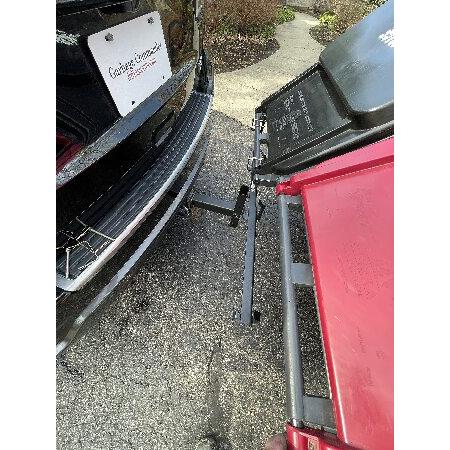 Dual-Can Garbage Hauling Hitch, cans Cannot Come Loose. Garbage Hooks are The Perfect Solution for Getting Wheeled Garbage constrainers Out When You Hの画像