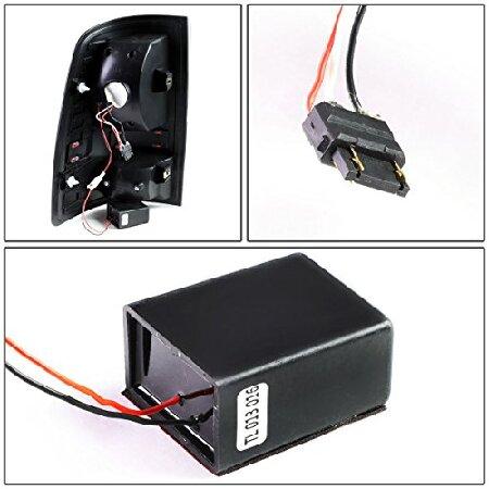 DNA Motoring TL-DRAM09-LED-RD3D-CH-RD 3D LEDテールライトアセンブリ (ドライバー＆助手席側) 1パックの画像