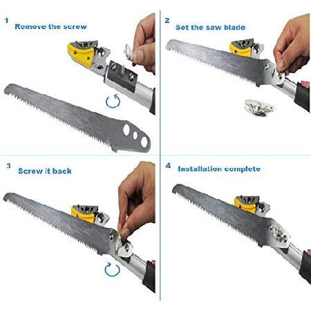 オンライン質屋 Mesoga 4.6-10 Foot Extendable Tree Pruner， Cut and Hold Pruning Trimmer， Long Reach Pole Saw， Telescoping Fruit Picker， Branches Bypass Lopper