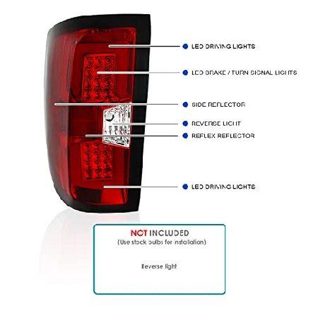 Spec-D Tuning (スペック-Dチューニング) レッドレンズ LEDバーテールライト テールライトアセンブリ 左+右ペア_2