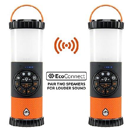 ECOXGEAR 100 %防水ecolantern with高輝度LEDのBluetoothスピーカー360度、内蔵＆，4000 mAhパワーバンク - オレンジ｜rest｜05