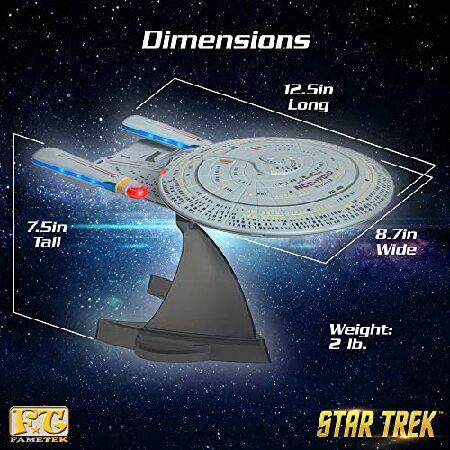 タイム Star Trek U.S.S. Enterprise 1701-D - Enterprise Replica Bluetooth Speaker， Engine Noise Sleep Machine， Night Light， Sound Effects - Memorabilia， Gifts