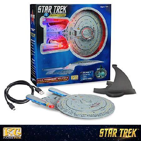 タイム Star Trek U.S.S. Enterprise 1701-D - Enterprise Replica Bluetooth Speaker， Engine Noise Sleep Machine， Night Light， Sound Effects - Memorabilia， Gifts