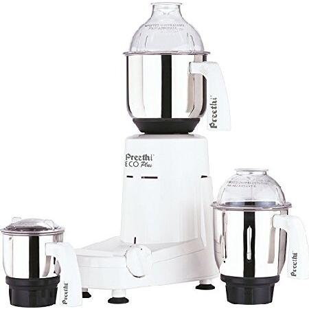 キッチン家電 Preethi 110V Eco Plus Mixer Grinder 3Jar Preethi Eco Plus Mixer Grinder 110-Volt for use in USA/Canada
