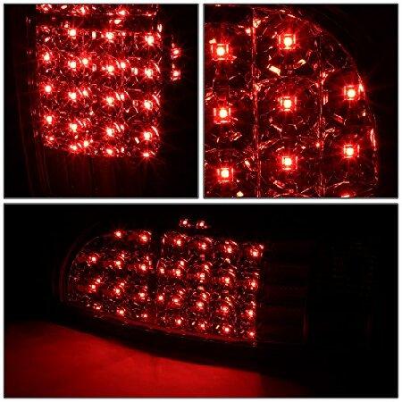DNA Motoring TL-TTAC05-LED-3D-BK-CL ペア 3D LED バー テールライト ブラック [05-15 タコマ用] TL-TTAC05-LED-CH-SMの画像
