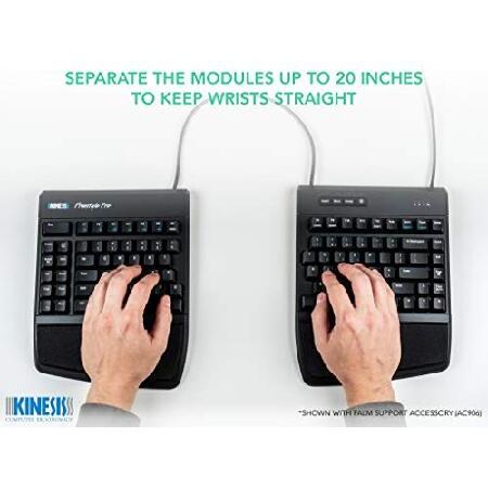 直売正本 KINESIS フリースタイル プロ エルゴノミック スプリット メカニカル キーボード (チェリー MX ブラウンスイッチ) - KB900-brn