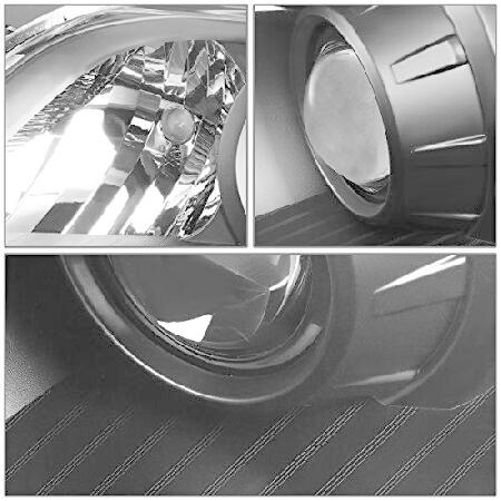 DNA MOTORING HL-OH-TSIE11-BK-AM ブラックハウジングアンバーコーナープロジェクターヘッドライト交換用 11-20シエナ用の画像